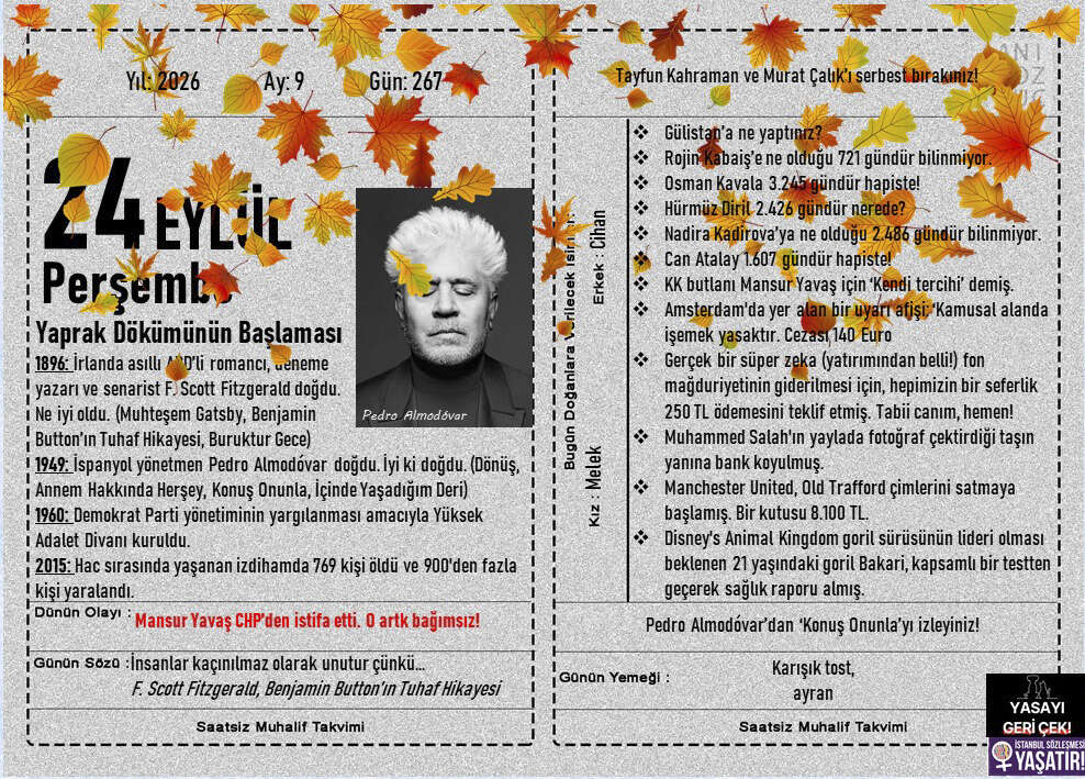 Yaprak Dökümünün Başlaması 1
